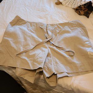 Gap Ladies Shorts Tan Size 14 Tie Front Brand New!